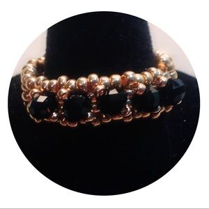 Hand Sewn Right Angle Weave Fashion rings