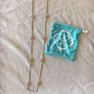Kendra Scott long gold necklace