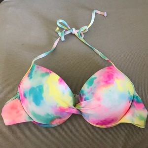 Tie dye bikini top