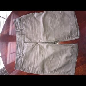 Khaki Bermuda shorts