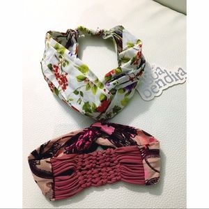 2 Elastic Head Bands / Turban for Woman