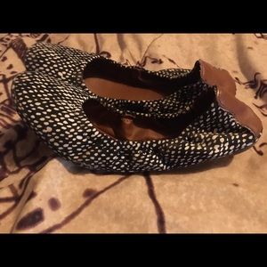 Polka dot lucky brand flats