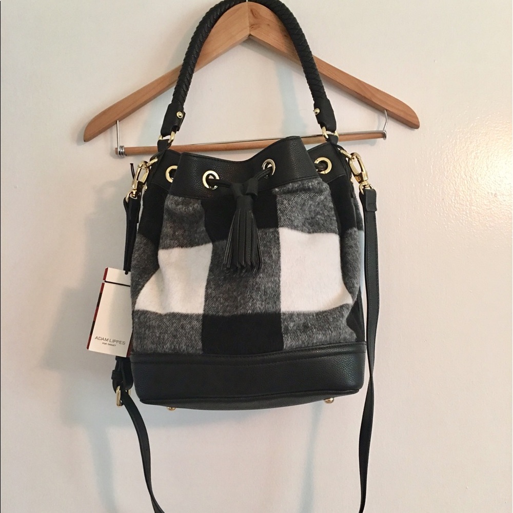 Black Plaid Adam Lippes for Target Bag