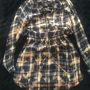 Zadig and Voltaire plaid shirt dress never worn