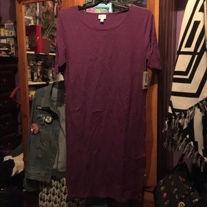Purple Julia t-shirt dress