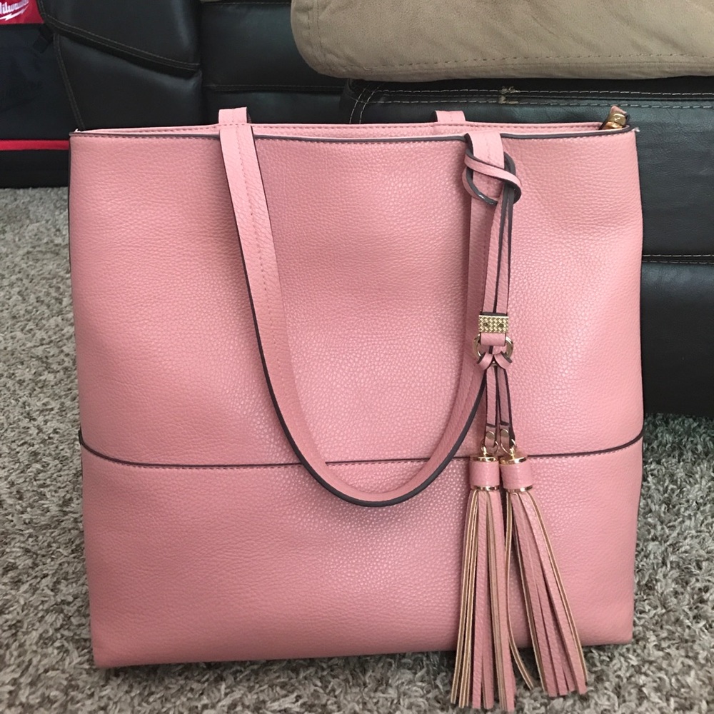 Charming Charlie's light pink purse