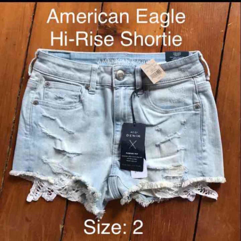 American eagle shorts shorties lace pockets