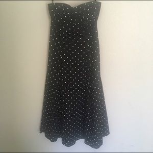 Stop Staring Black & White Polka Dotted Dress