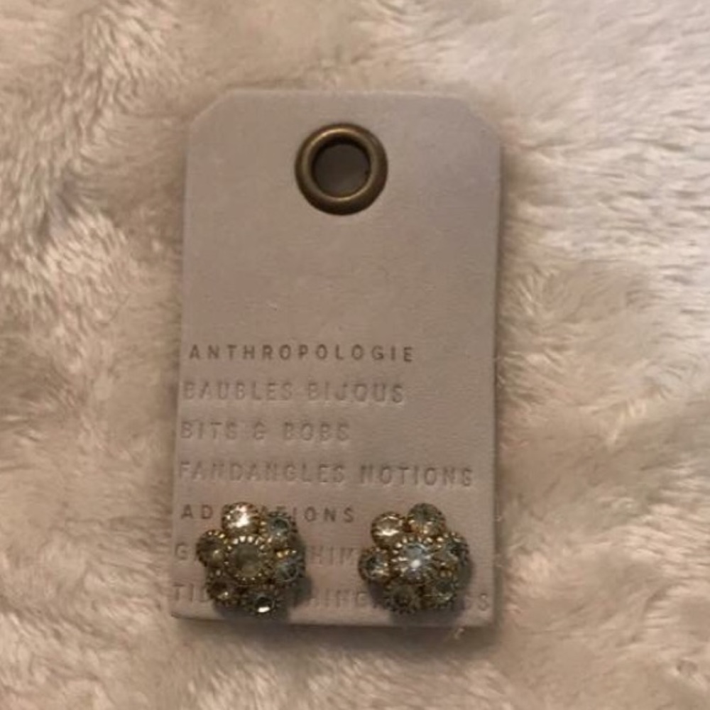 *SOLD* Anthropologie Flower Earrings