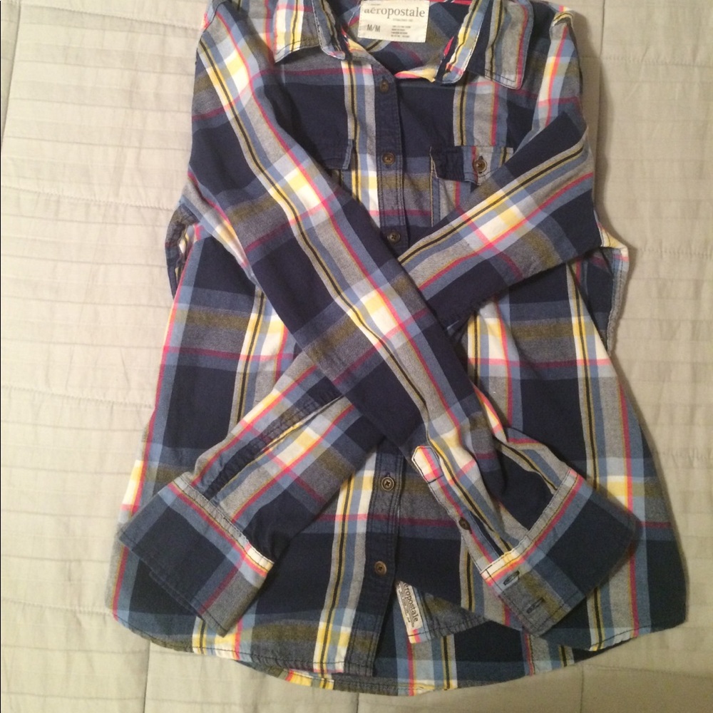 Mens multi colored flannel