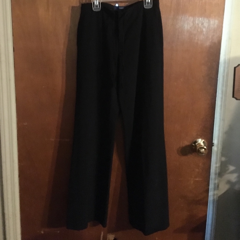 Gap black dress pants with drawstring!