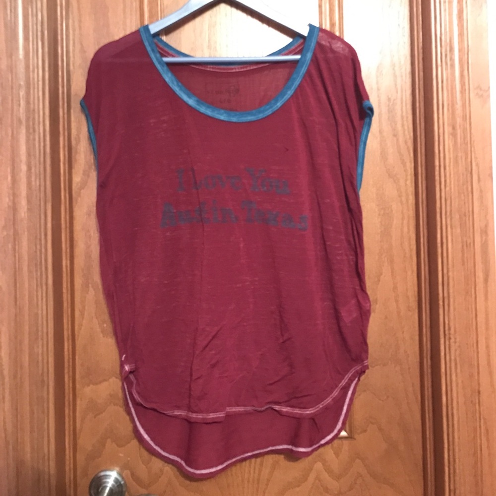 I love you, Austin Texas // Free People Shirt