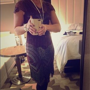 Flapper Girl Sequence Dress