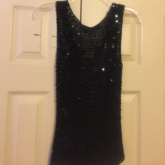 Blank sequined crochet top - Picture 2 of 4