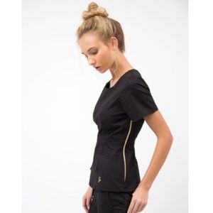Jaanuu - Peplum Scrub Top