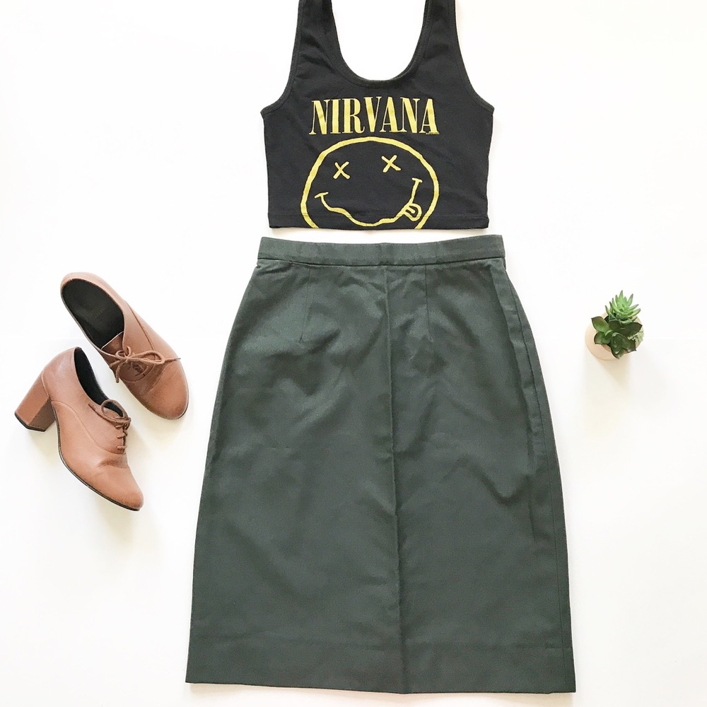 Post-Cold War Army Skirt AUTHENTIC vintage