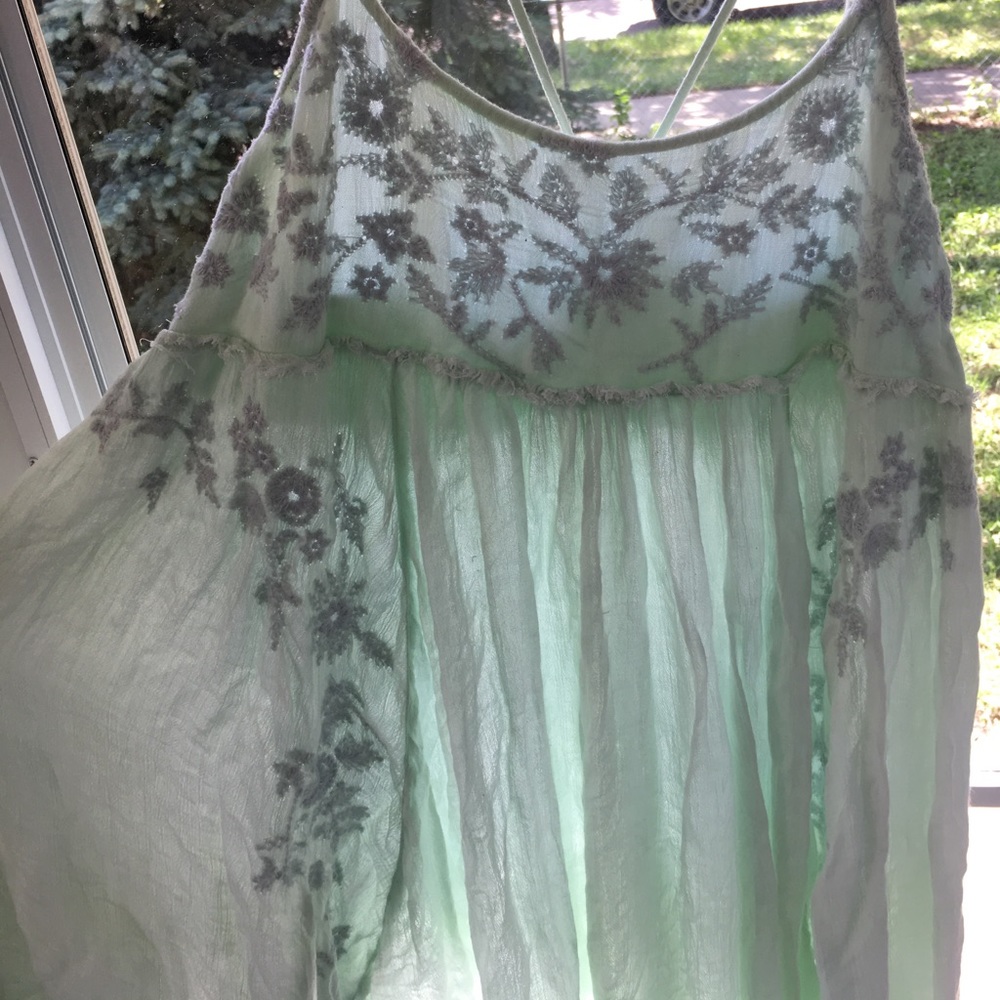 Intimately free People embroider babydoll dress