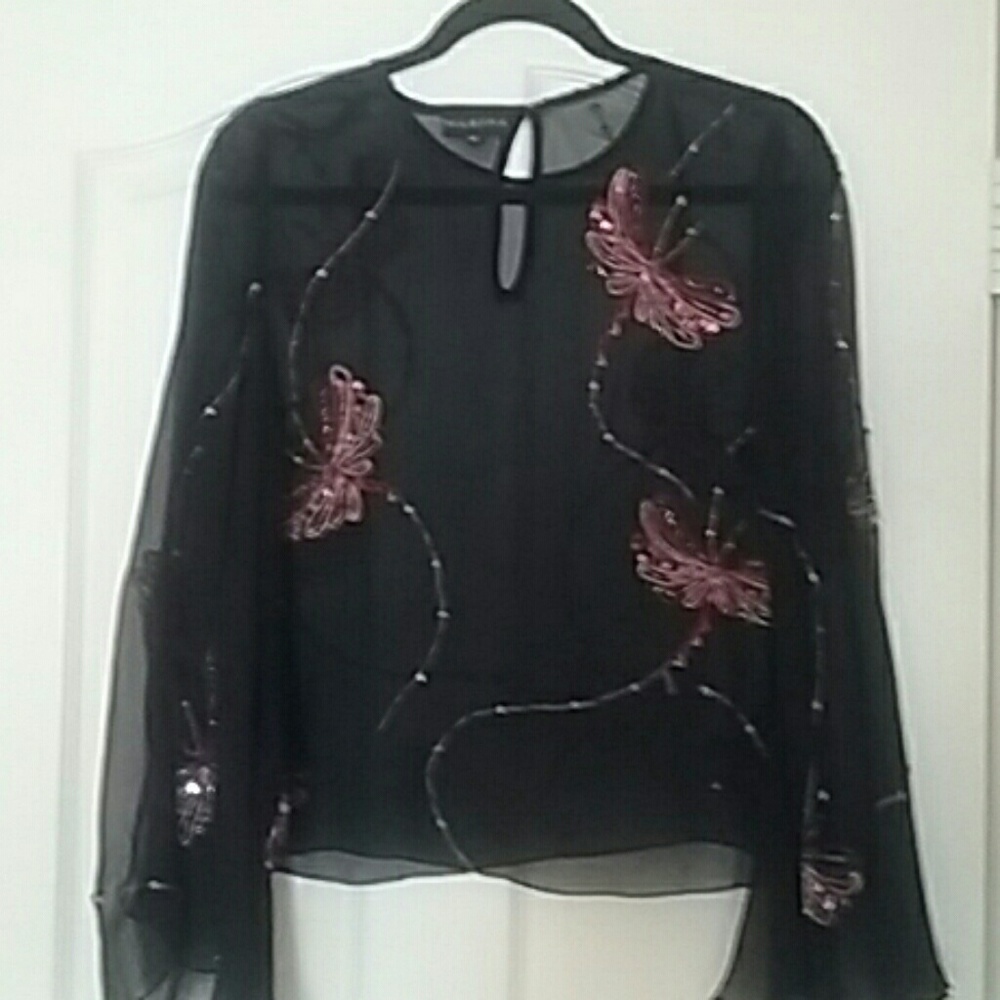 Marina sheer blouse