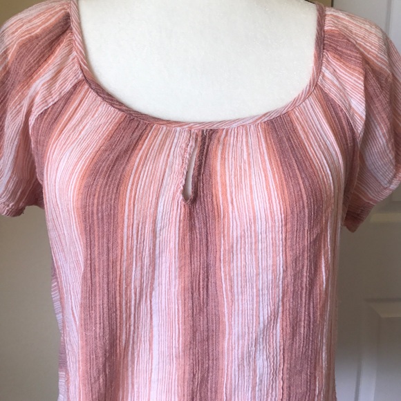 Prana Whitney Top w Keyhole Scoop Neck Tie Back - Picture 6 of 7