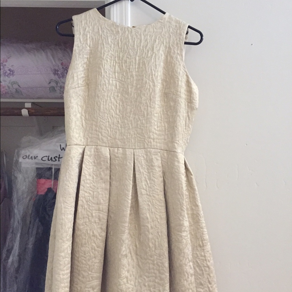 Gold dress