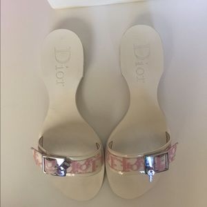 Christian Dior logo sandal