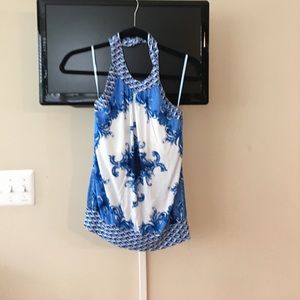 Patterned New York & Company Tank Top