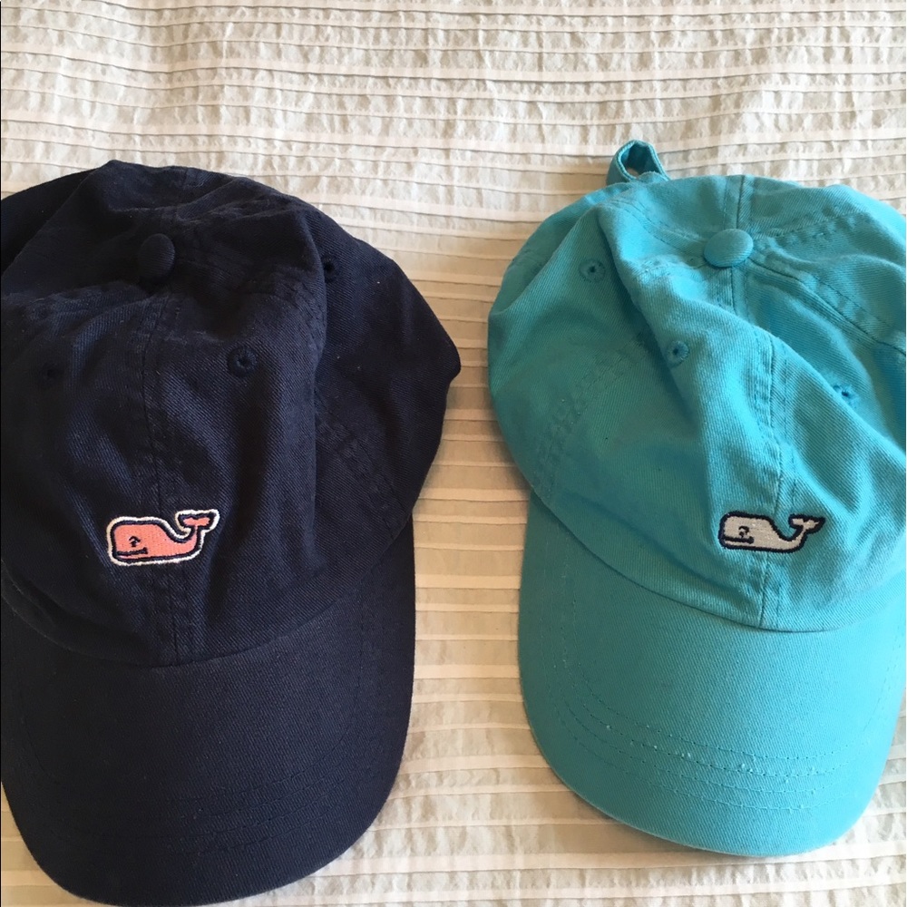 Two vineyard vines hats, worn only a few times.