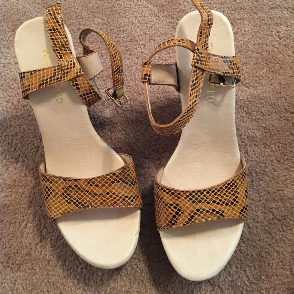 Tan sandals