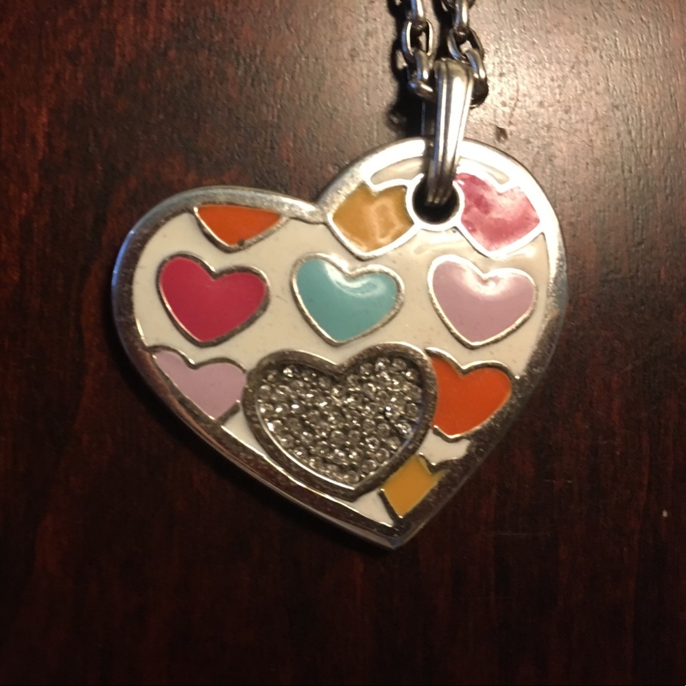 Brighton Heart Necklace. silver