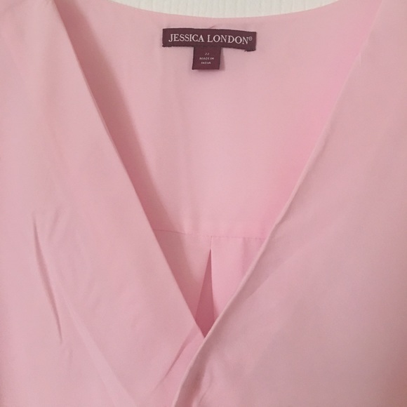 Pink Wrap Blouse - Picture 3 of 4