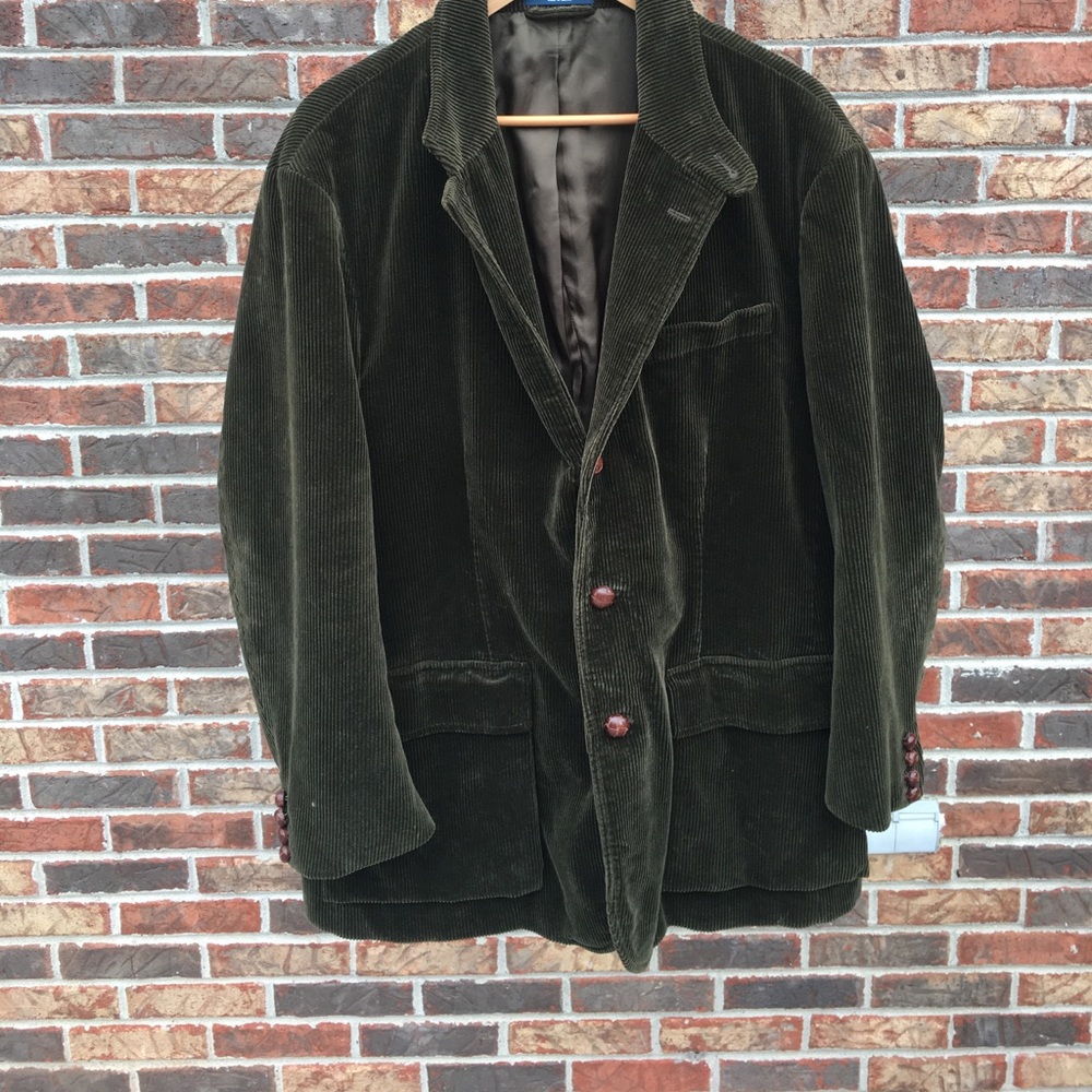 Olive Corduroy Blazer