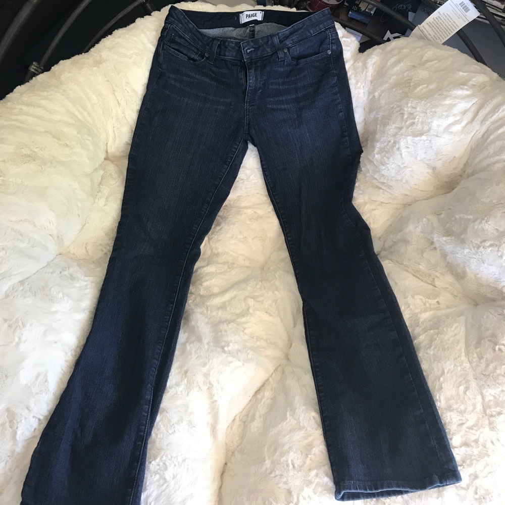 Paige Denim Jeans Skyline Straight Leg Petite