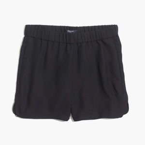 Madewell black "pull on" shorts (Never Been Worn)