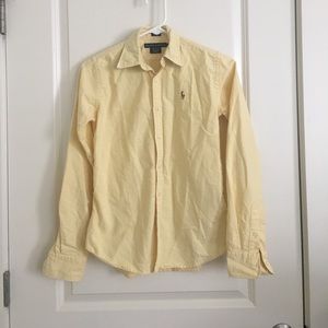 Yellow Ralph Lauren button down