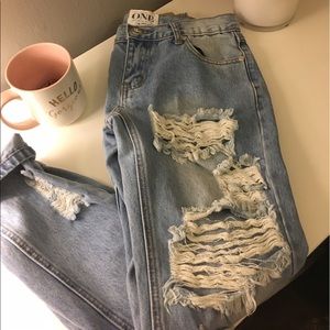 One Teaspoon Distressed Jeans