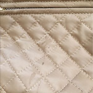 MZ Wallace Bags - Mz Wallace Tan Tote with leather handles & trim MZ Wallace Bags - Mz Wallace Tan Tote with leather handles & trim