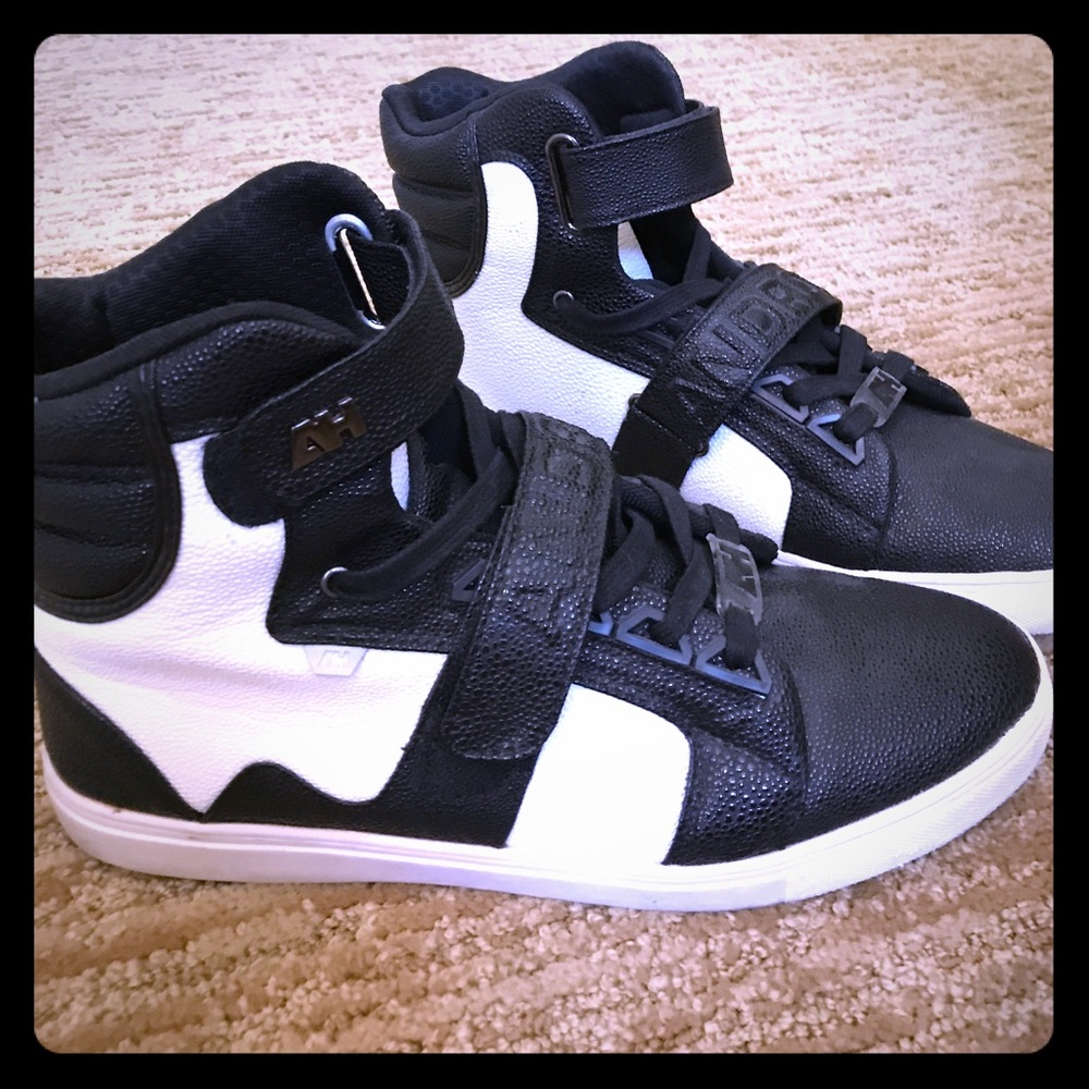 Android Homme hightop sport sneakers white & black
