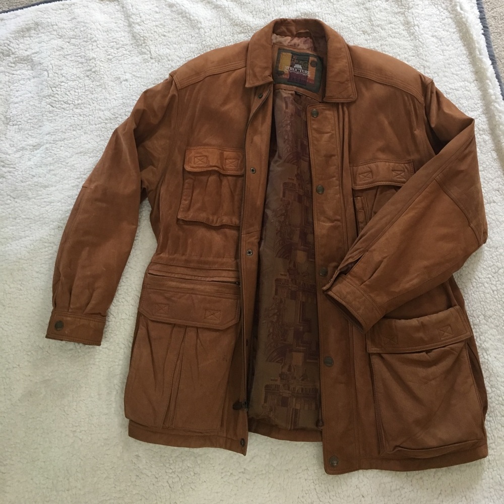 Heavy Leather Field Jacket