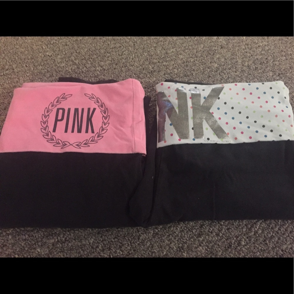 Victoria's Secret pink yoga leggings