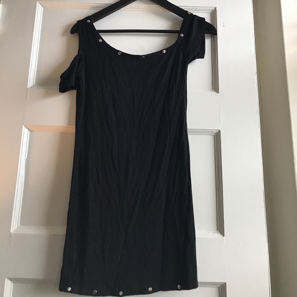 Black dress with silver studs