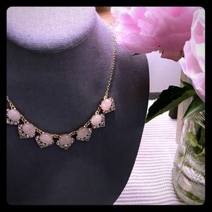 Pink statement necklace