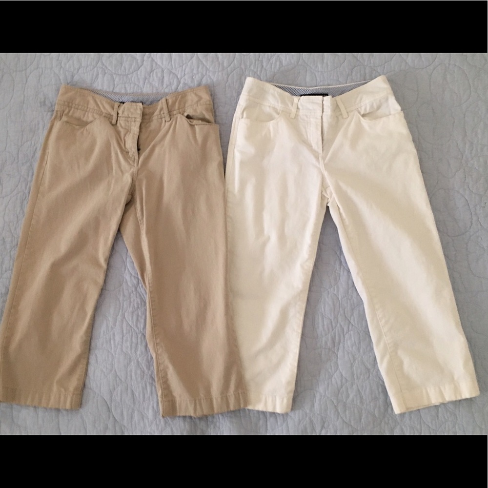 2 Tommy Hilfiger Cropped Casual Pants