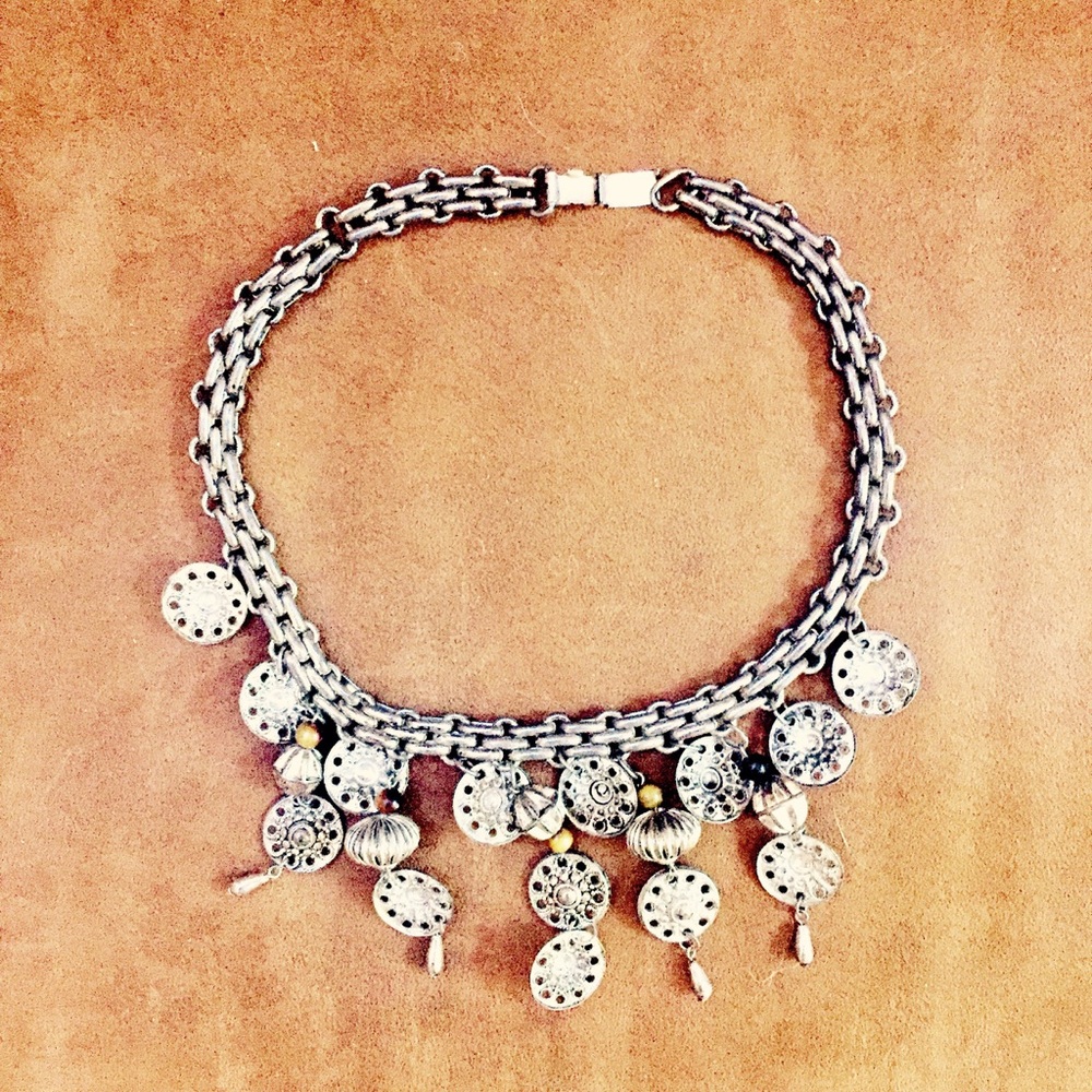 Silver gypsy Necklace