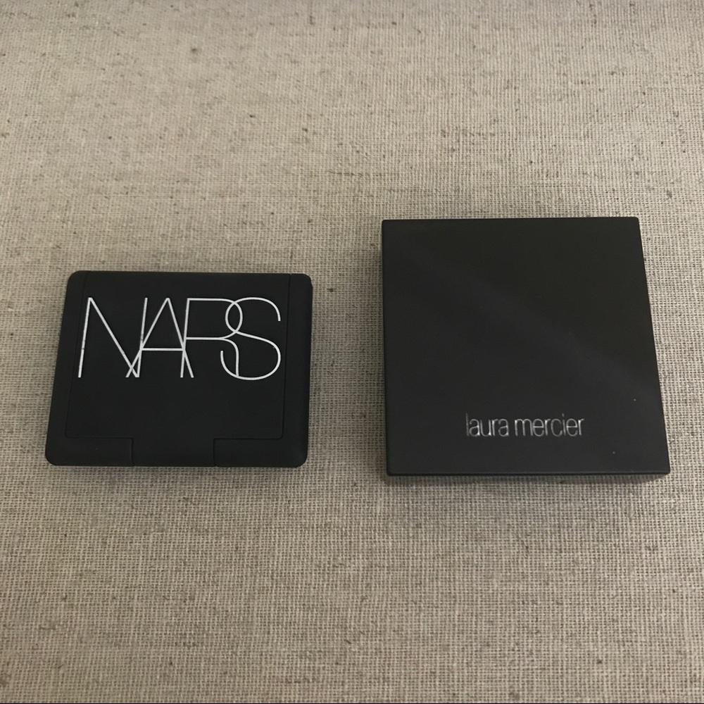 NARS Orgasm & Laura Mercier Matte Radiance Baked
