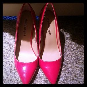 MADDEN GIRL RED PUMPS