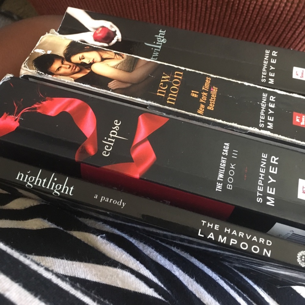 3/4 Twilight series + nightlight- parody
