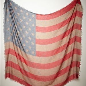 Free People American Flag Scarf