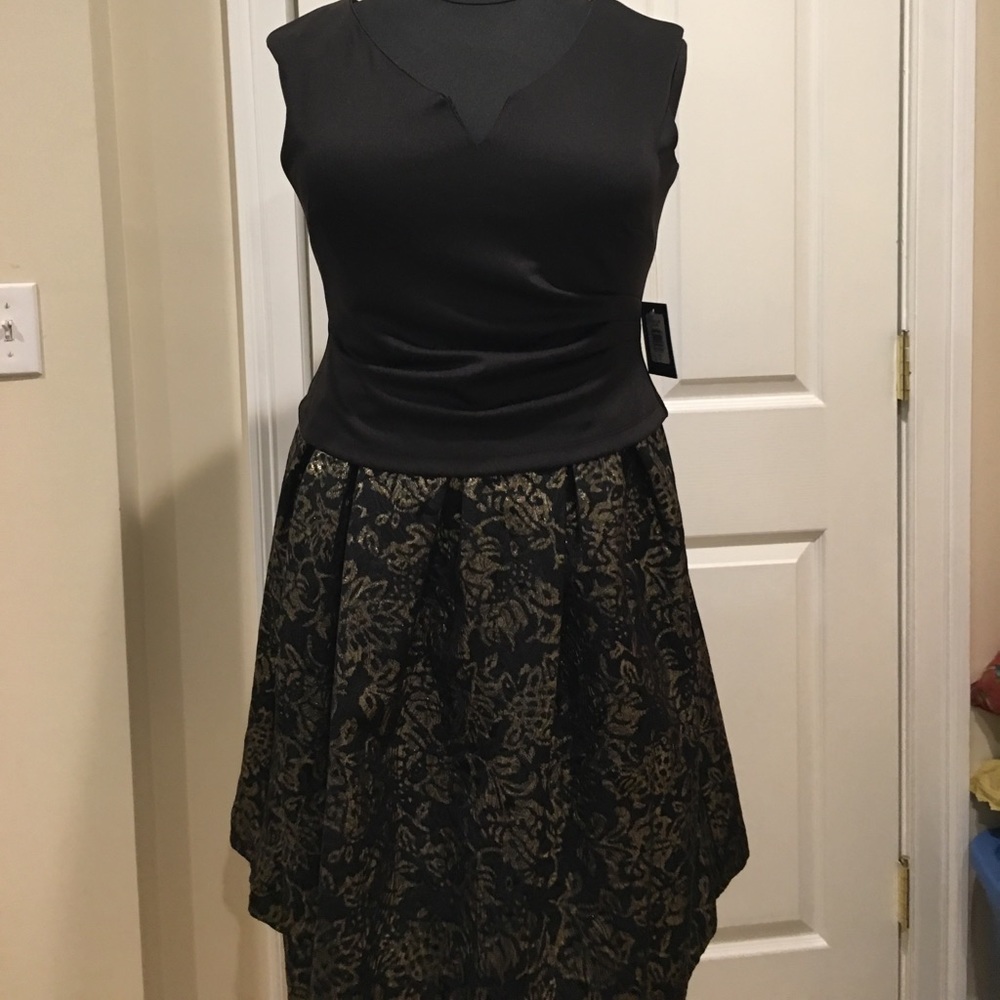 Two piece plus size cocktail outfit