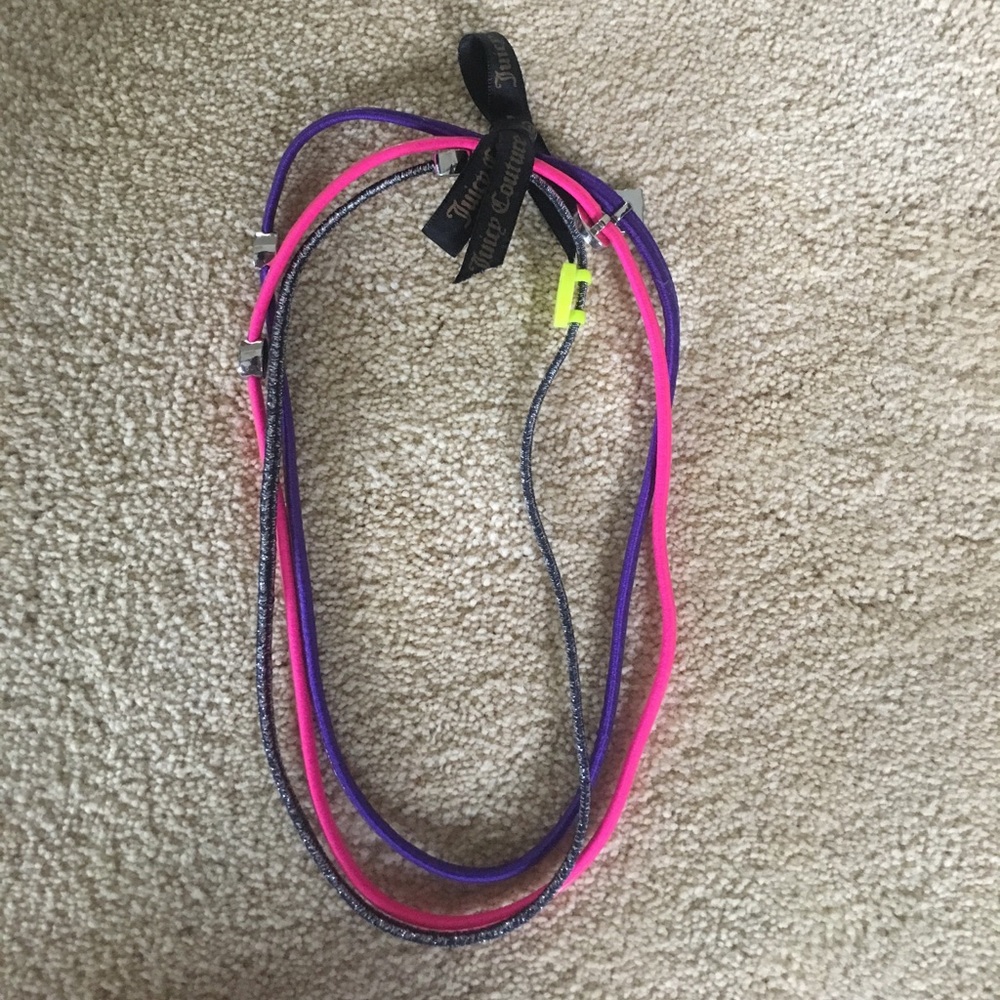 Juicy Couture three headbands with original bow