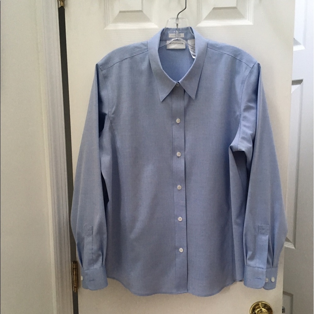 👕 Liz Claiborne Petite Non-Iron Button Blouse 👕